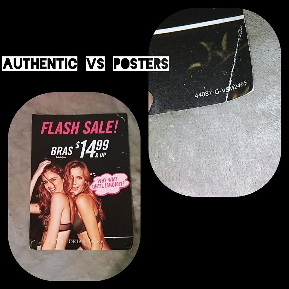 Authentic vs display posters